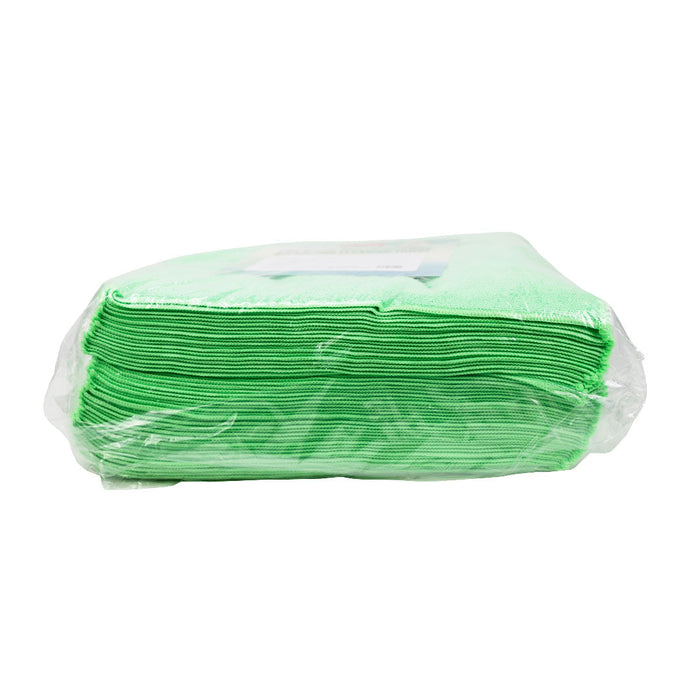 380GSM Premium Multipurpose Microfiber Cleaning Towel - 50 Pack