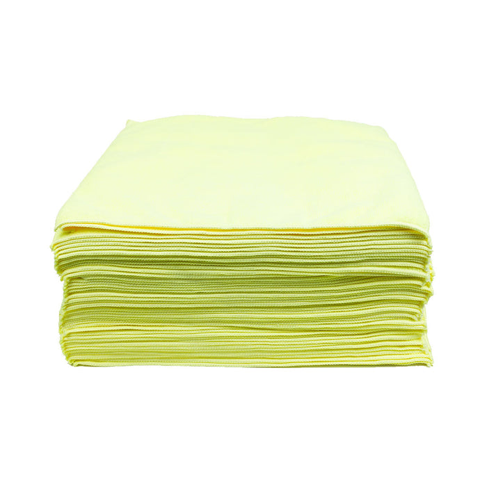 380GSM Premium Multipurpose Microfiber Cleaning Towel - 50 Pack