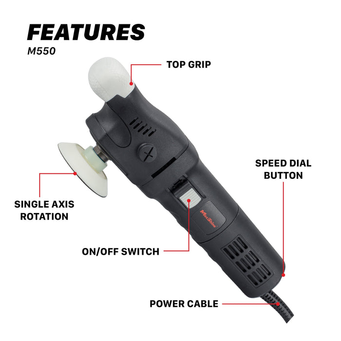 Car Polisher | M550 - 3in Plate, 550W