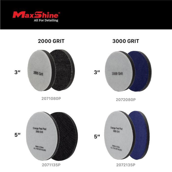 Orange Peel Pads - 2000, 3000 Grit (2 Pack)