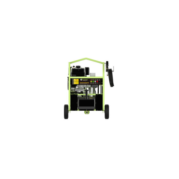 Green-Power America Hot Water Pressure Washer Commercial Movable Gasoline Engine 4 GPM, 4000 PSI, Electric Start