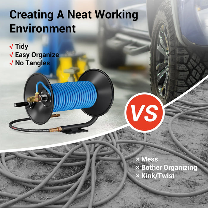 Pressure Washer Hose Reel 100ft x 3/8"