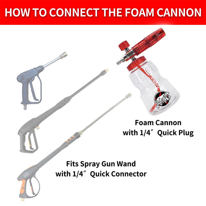 Bear Force Premium Foam Cannon Snow Foam 1/4"