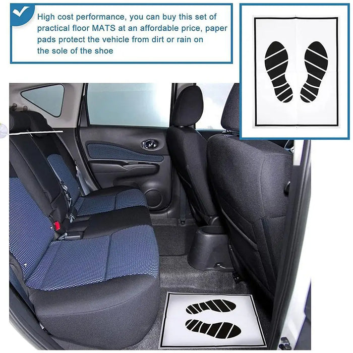 Paper Floor Mats Disposable 25/50/100pcs