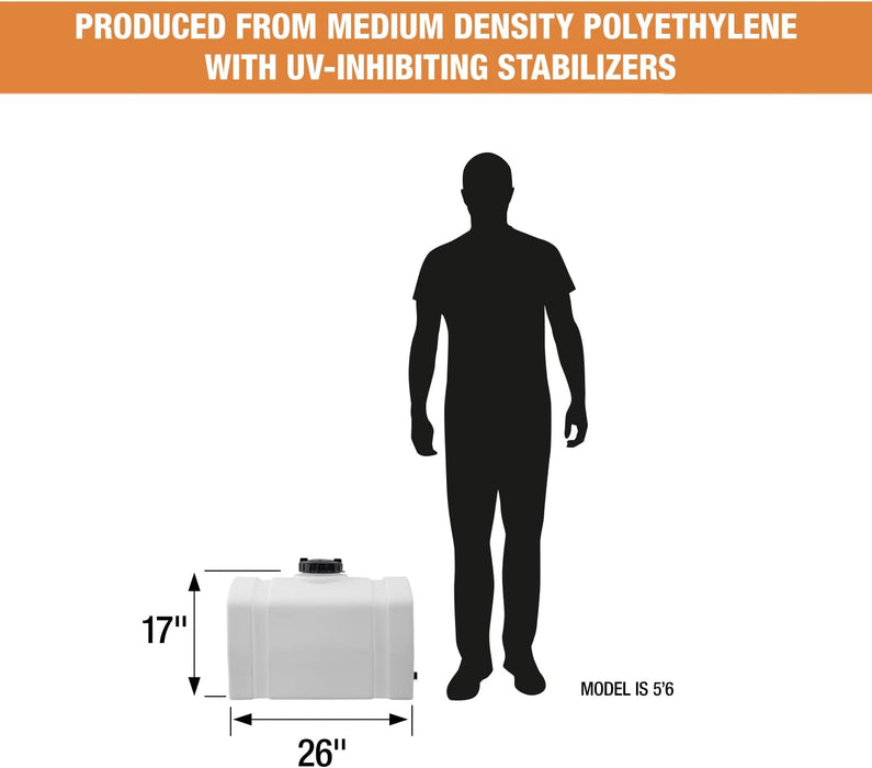 Detailing Utility Water Tank 26 Gallon