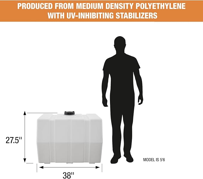 Detailing Utility Water Tank 100 Gallon