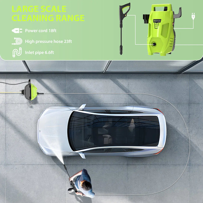 Day Plus Electric Pressure Washer 2610psi max 1.32gpm