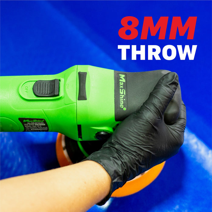 Dual Action Polisher For Car Detailing | M8S V2 - 5in Plate, 8mm Throw, 1000W