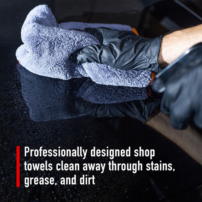 Microfiber Cleaning | 600GSM Plush Microfiber Buffing Towel