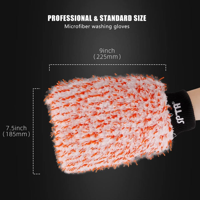 SPTA Microfiber Car Wash Mitt Glove 1pc