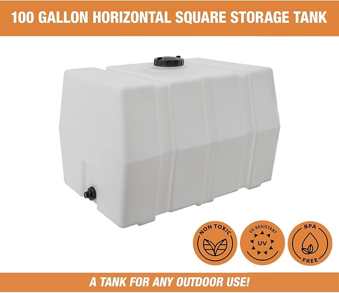 Detailing Utility Water Tank 100 Gallon