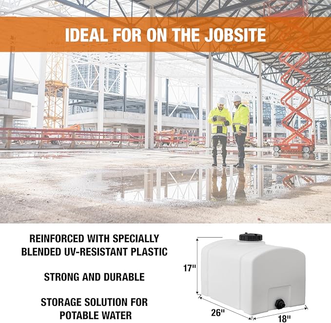 Detailing Utility Water Tank 26 Gallon