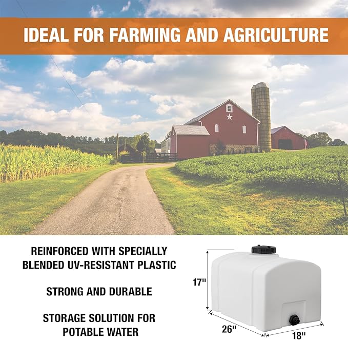 Detailing Utility Water Tank 26 Gallon