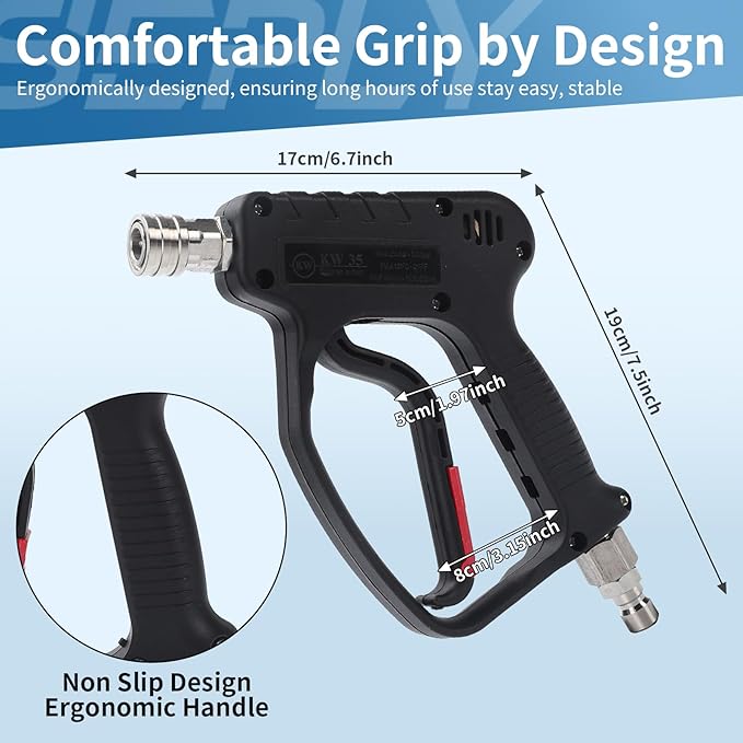 SES Pressure Washer Swivel Gun SS 5000psi 10.5gpm