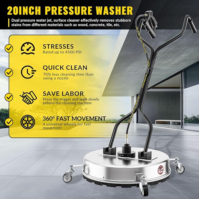 SES Surface Cleaner 4500psi Stainless Steel