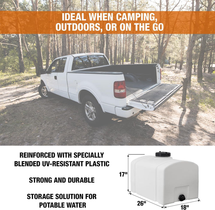Detailing Utility Water Tank 26 Gallon