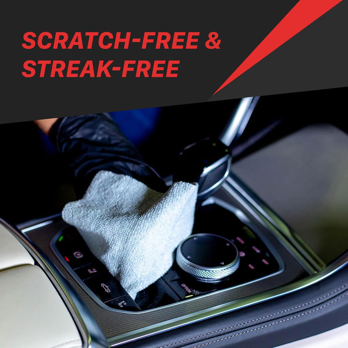Detailing Microfiber Cloths | 180GSM Edgeless Reusable Microfiber Towels with Box