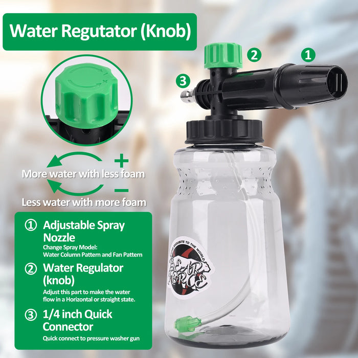 Bear Force Premium Foam Cannon Snow Foam 1/4"