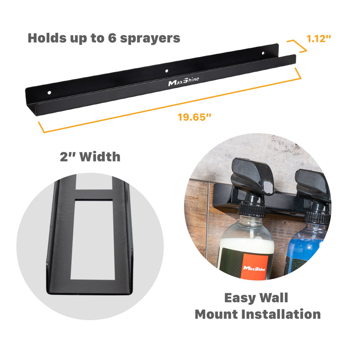 Trigger Bottle Holder | Spray Bottle Hanger - 8 Bottles