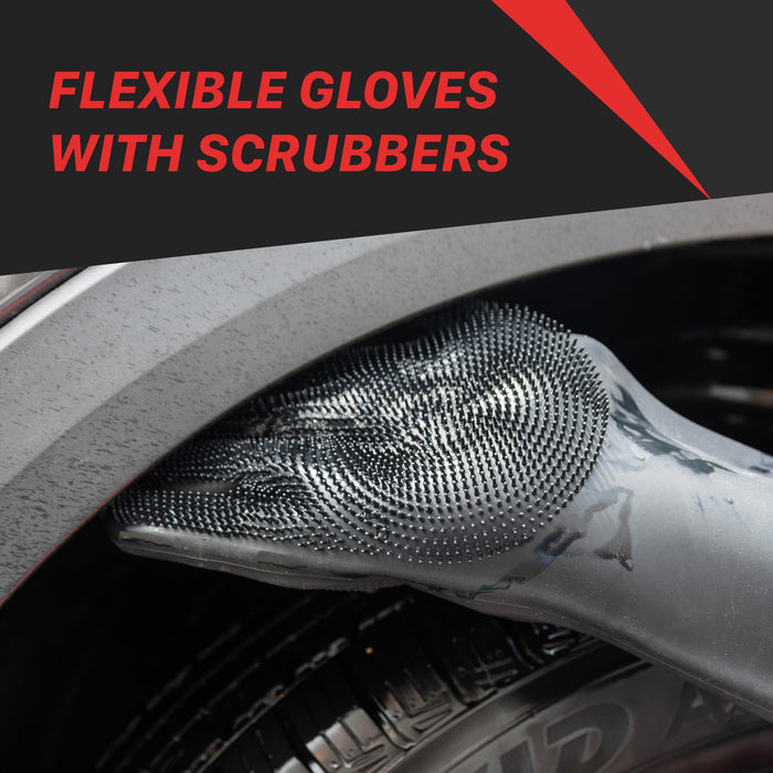 Silicone Scrubbing Gloves