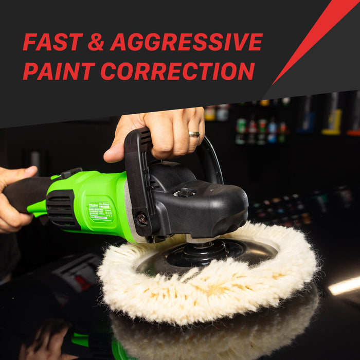 Rotary Wool Buffing Pads - 9in