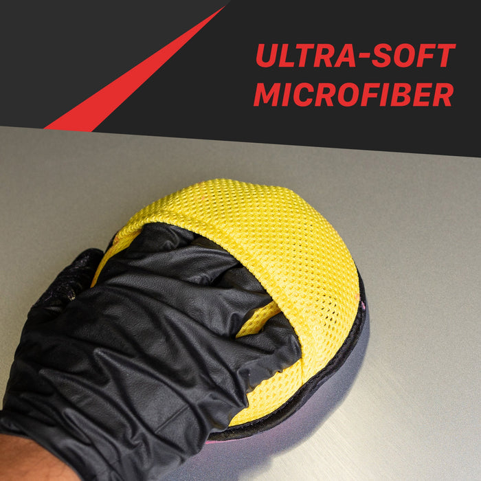Pocket Grip Thick Microfiber Car Wax Pad