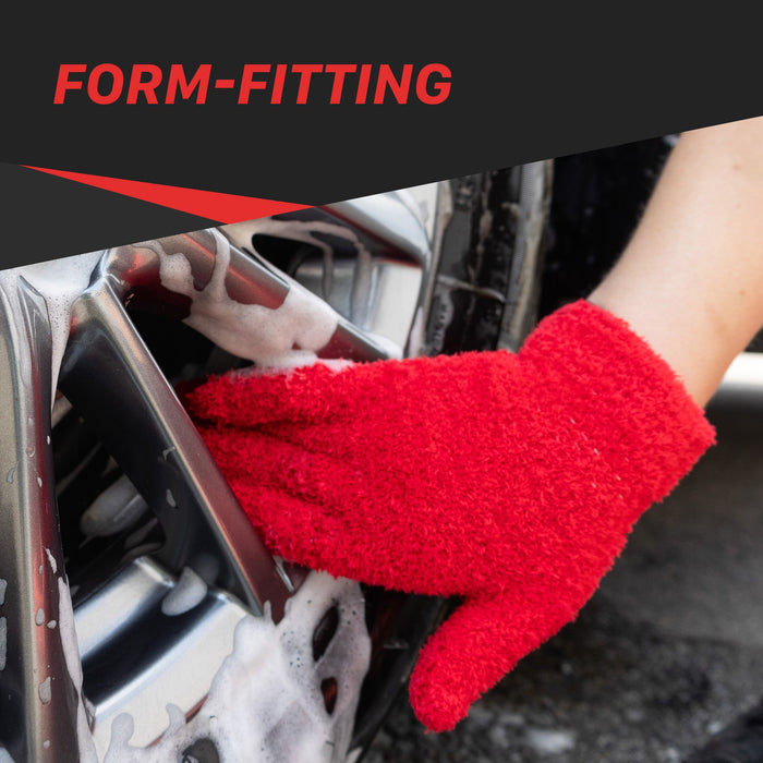 Plush Microfiber Cleaning Gloves