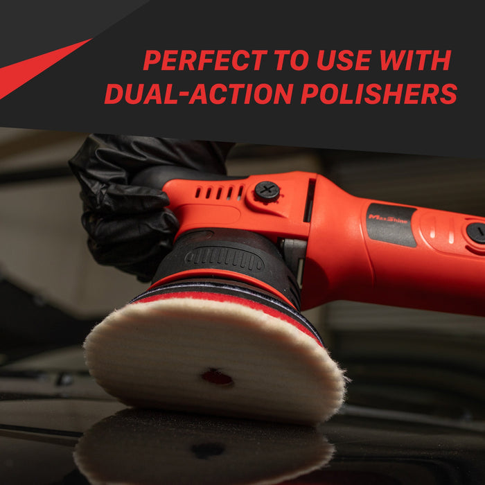 Wool Cutting Pads Rubber Backed - 3in, 5in, 6in