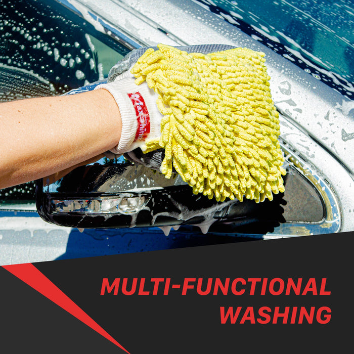 Chenille Mitt | 3 in 1 Chenille Microfiber Wash Mitt
