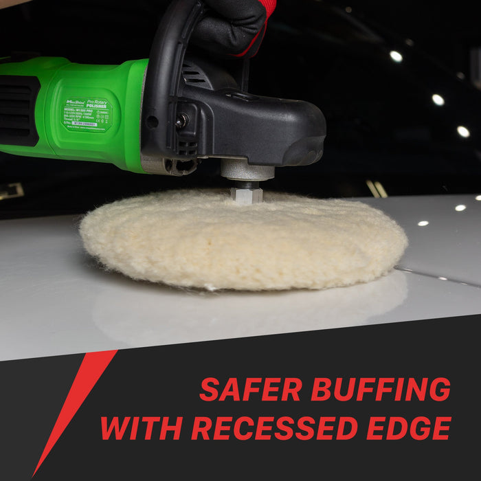 Rotary Wool Buffing Pads - 9in