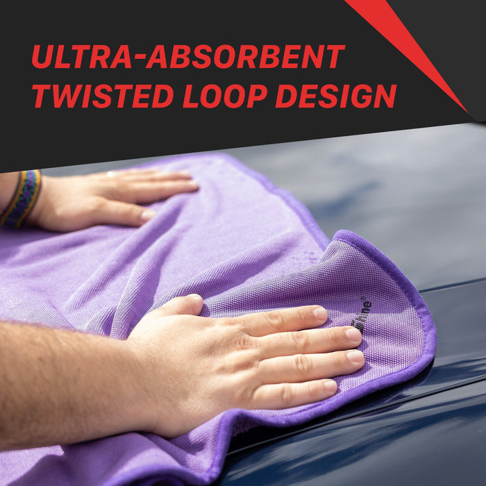 Car Care Towel | 600GSM Single Twisted Loop Drying Towel