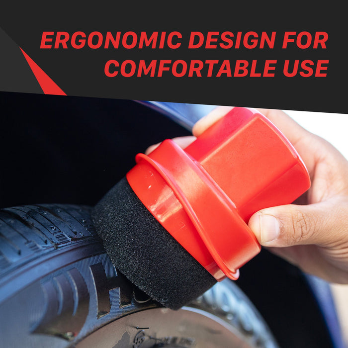 Tire Shine Applicator | Dressing Applicator with Cover