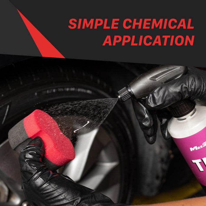 Rubber Backed Car Wax Foam Applicator Pad - 4 Pack