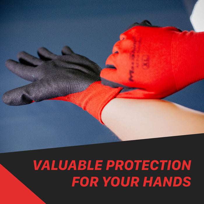 Breathable Work Gloves - 5 Pack