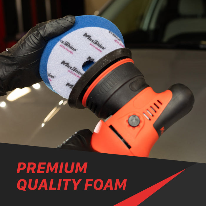 Car Polisher Pads | High Profile Foam Pads - 5in, 6in