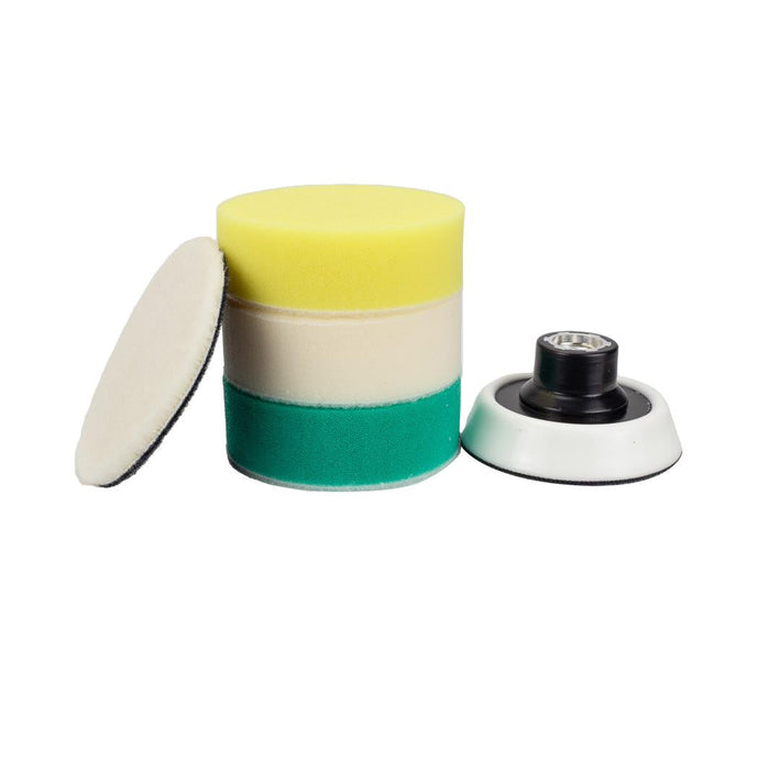 Buffing Pads for Cars | Rotary Polishing Kit - 1in, 2in, 3in
