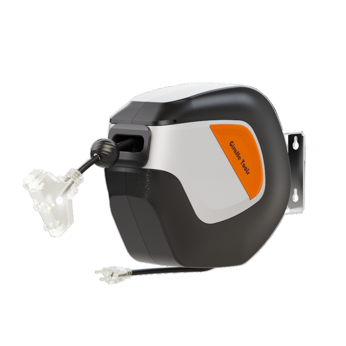 Retractable Extension Cord Reel-12/14/16 AWG