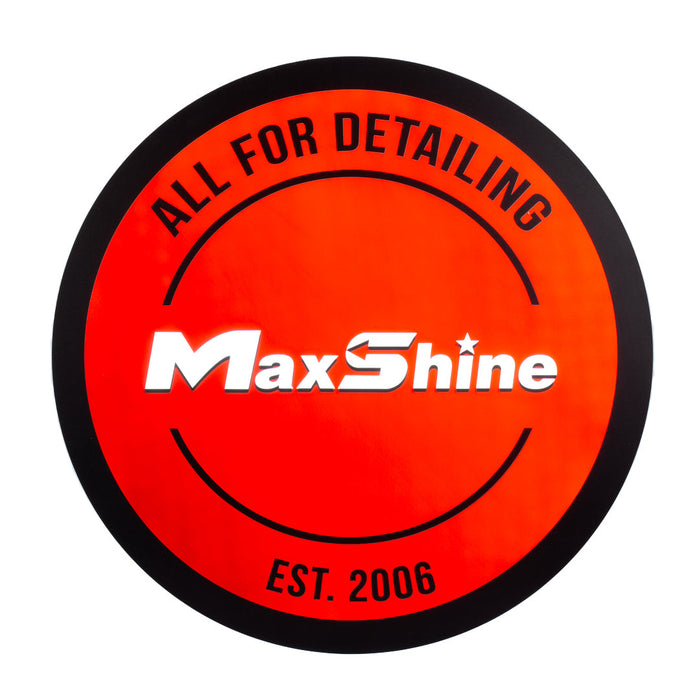 MaxShine Garage Logo and Sign