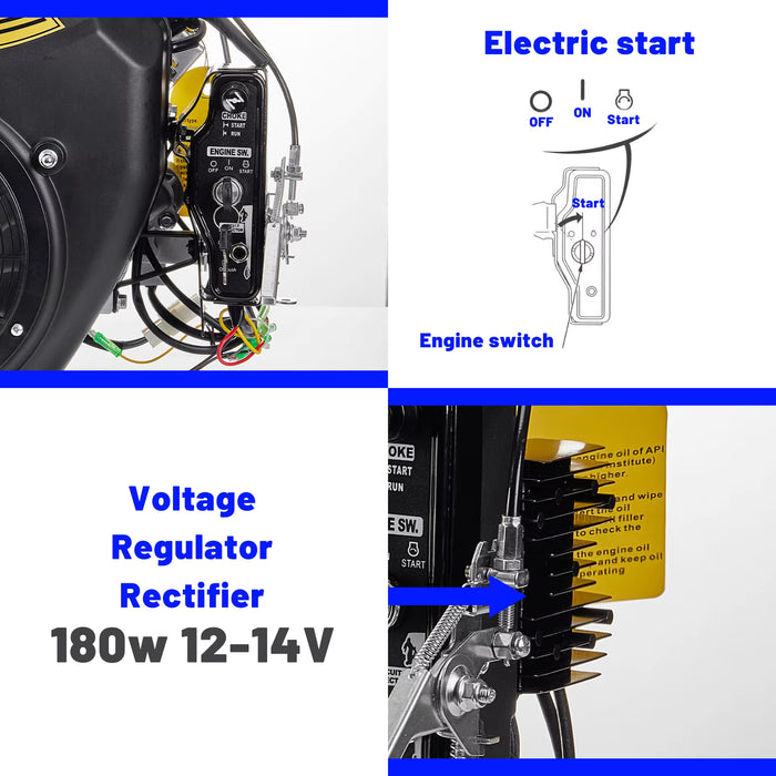 OHV 27 hp 739cc with EPA Certification, Twin Cylinder Gasoline Engine 4 Stroke Petrol Motor 1.6 L Oil Capacity Gasoline Engine.