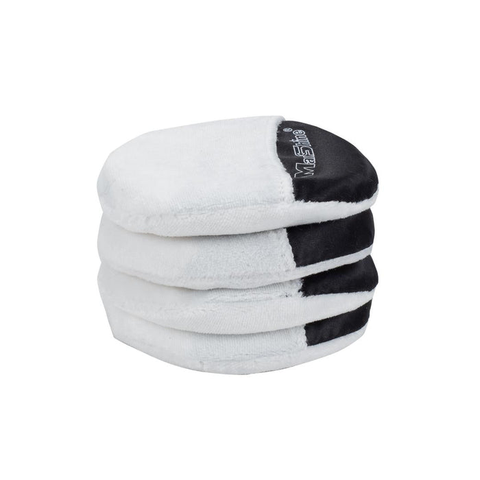 Finger Hold Microfiber Wax Applicator Pad - 4 Pack