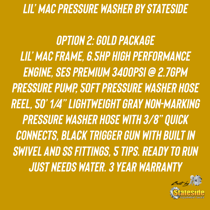 Stateside Lil' Mac Pressure Washer Gas