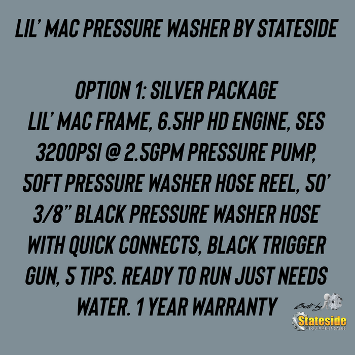 Stateside Lil' Mac Pressure Washer Gas
