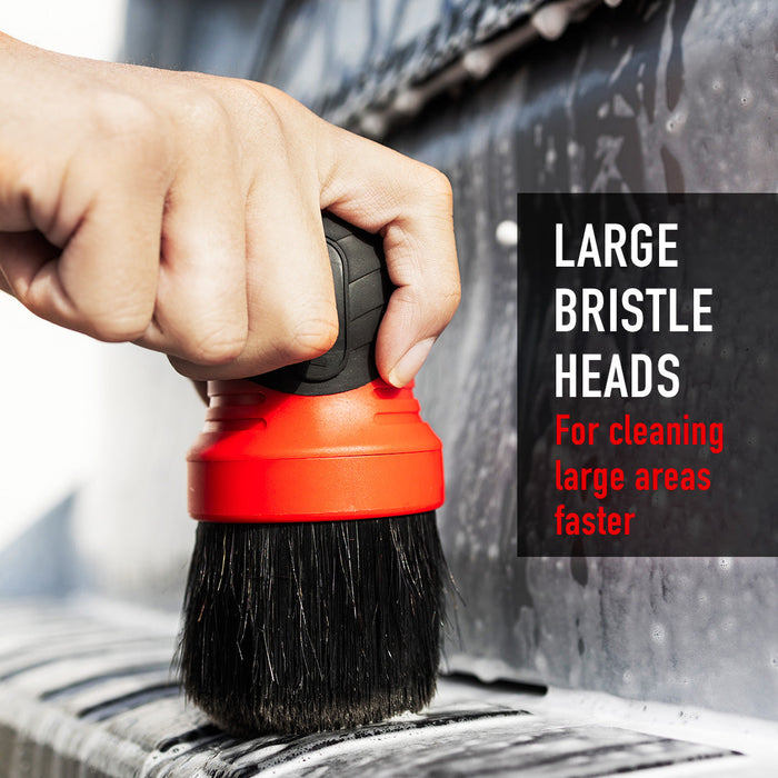 Curved Grip Extra Large Brush - Ultra Soft & Mixed Bristle