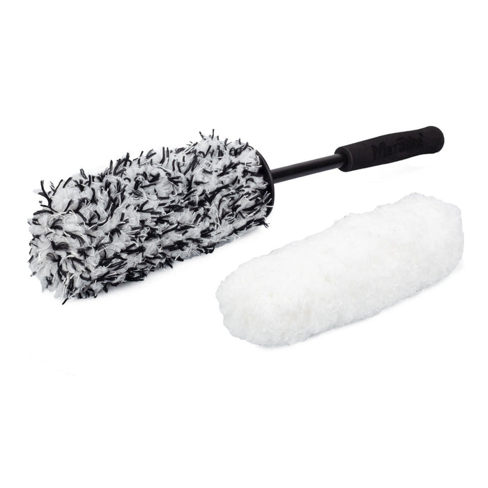 Microfiber Soft Wheel Brush with Replaceable Cover