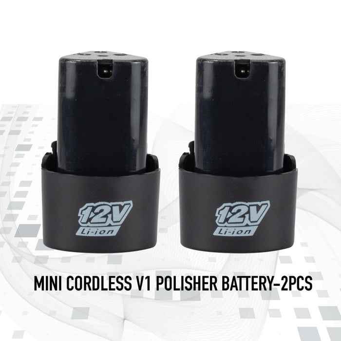 Mini Cordless Polisher Battery - 2 Pack