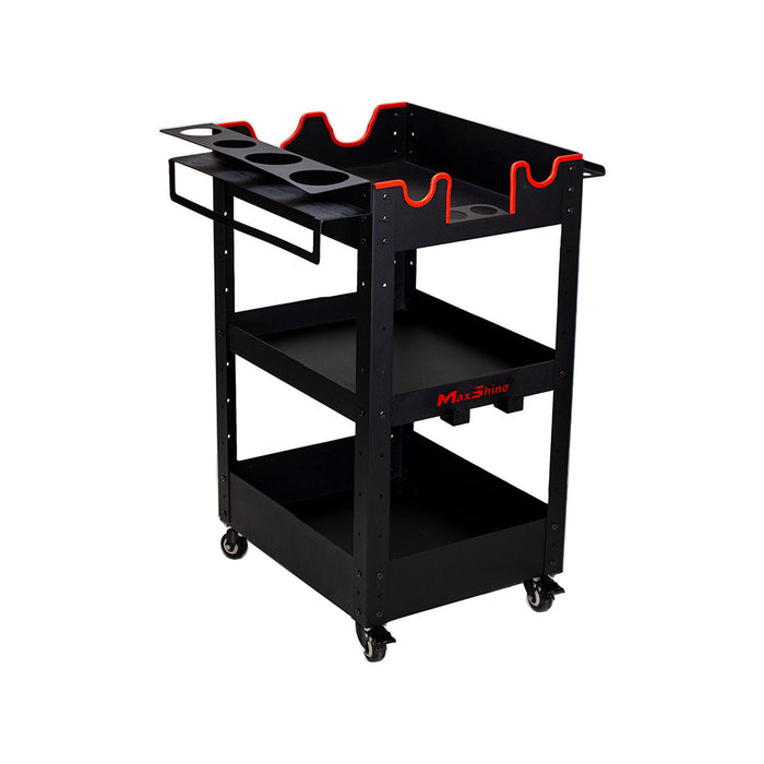 Rolling Detailing Cart - Coated Steel