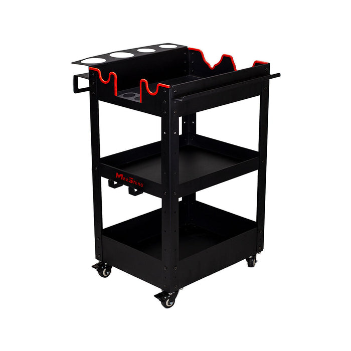 Rolling Detailing Cart - Coated Steel