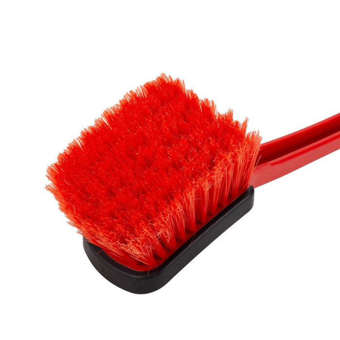 Soft Grip Medium Duty Wheel Cleaning Brush with Long Handle