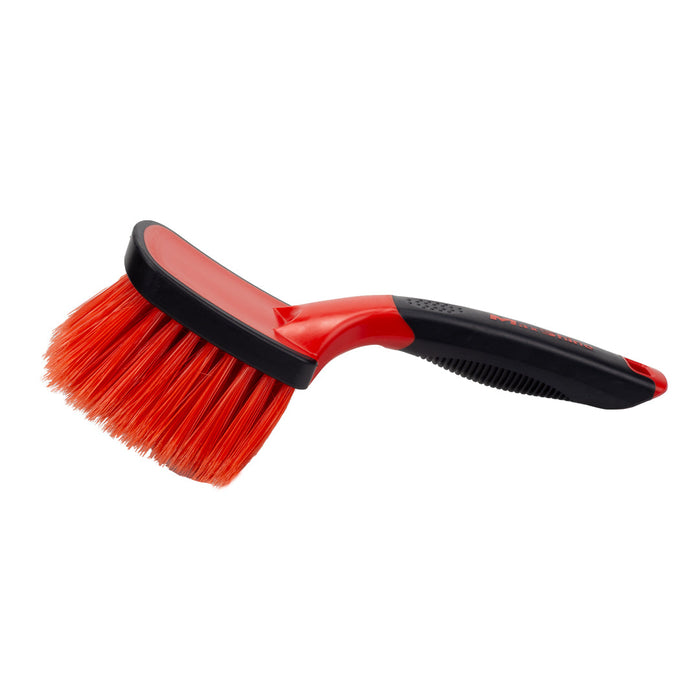 Soft Grip Light Duty Rim Cleaning Brush with Medium Handle