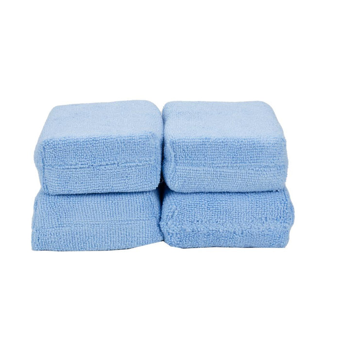 Ultra-Soft Microfiber Wax Applicator Block - 4 Pack